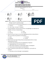 Summative Test No. 2 Mapeh