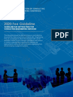 2020 Fee Guideline: Guideline For Setting Fees For Consulting Engineering Services