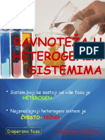 Ravnoteza U Heterogenim Sistemima