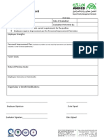 AMNCO Employee Evaluation Form