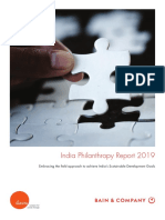 Bain Brief India Philanthropy Report 2019