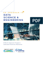 Data Science & Engineering: PG Program in