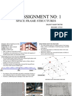 Tos Assignment No: 1: Space Frame Structures