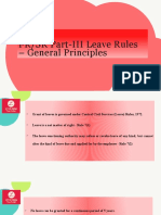 Leave Rules - General Principles
