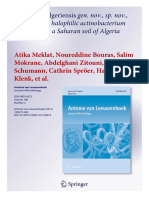 An Extremely Halophilic Actinobacterium Isolated From A Saharan Soil of Algeria