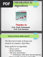 Thanks To: Prof. Shafi Goldwasser Prof. Erik Demaine