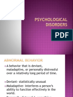 Psychological Disorders