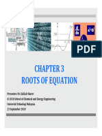 Chapter 3 Roots of Equation