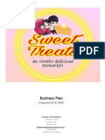 Sweet Treats Business Plan
