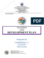 Development Plan: Training AND