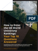 How To Enter The World University Rankings Your Top 10 Questions