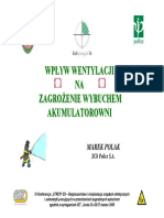 Wplyw Wentylacji Na Zagrozenie Wybuchem Wentylatorowni