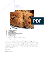 Cinnamon and Raisin Brown Bread: Published September 26, 2006