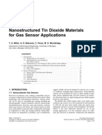 Semiconduction Metals Oxide Sensiting | PDF | Volatile Organic 