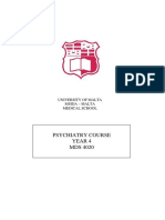 Psychiatry Programme Book 2020-21