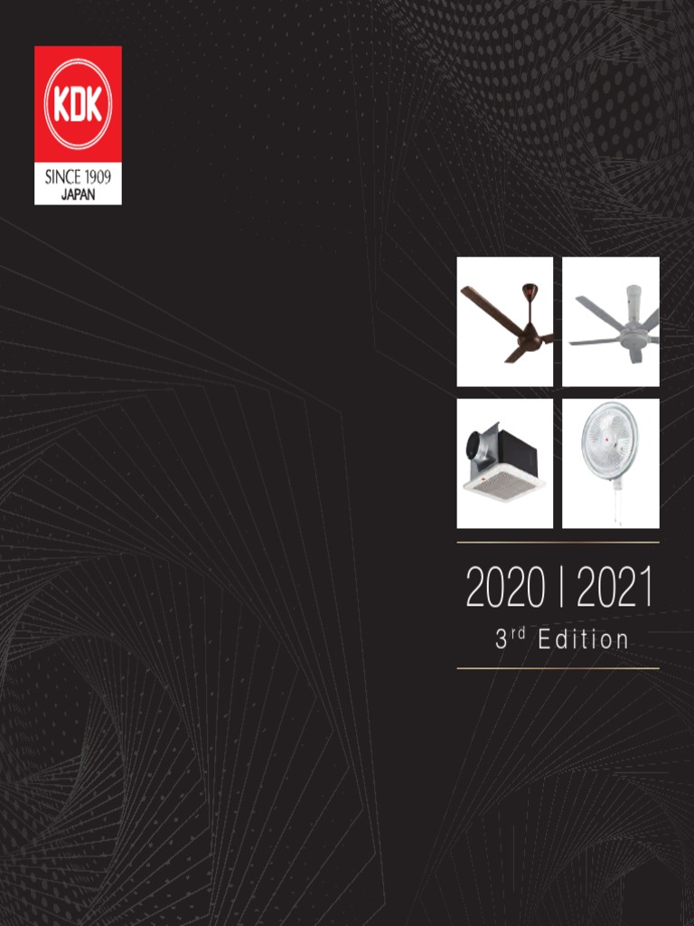 KDK Exhaust Fan and Ceiling Fan Catalogue | PDF | Direct Current | Timer