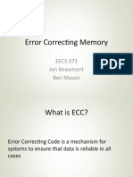 Error Correcting Memory: EECS 373 Jon Beaumont Ben Mason