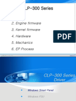 CLP-300 Series: 1. Driver 2. Engine Firmware 3. Kernel Firmware 4. Hardware 5. Mechanics 6. EP Process