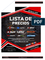 Lista de Precios Dasa Technology - Marzo 10 2021