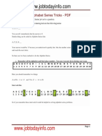 Alphabet Series Tricks - PDF: Intervals Like
