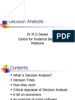 Decision Analysis: Drmgdawes Centre For Evidence Based Medicine