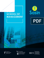 Sasin School of Management Prospectus