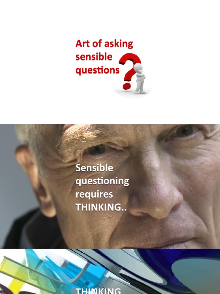 Mastering Sensible Questioning Techniques | PDF | Concept | Idea