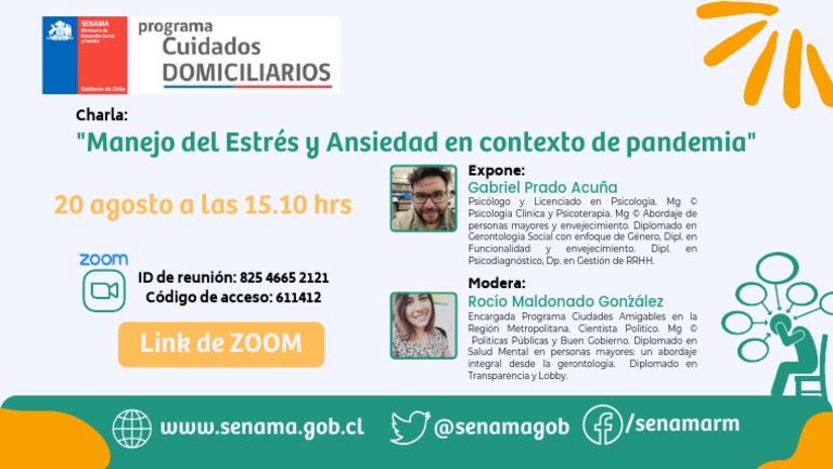 Copia de Manejo Del Estrés y Ansiedad en Contexto de Pandemia | PDF ...