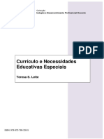 Currículo e Necessidades Educativas Especiais