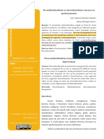 Do multiculturalismo ao interculturalismo fracasso ou aperfeiçoamento