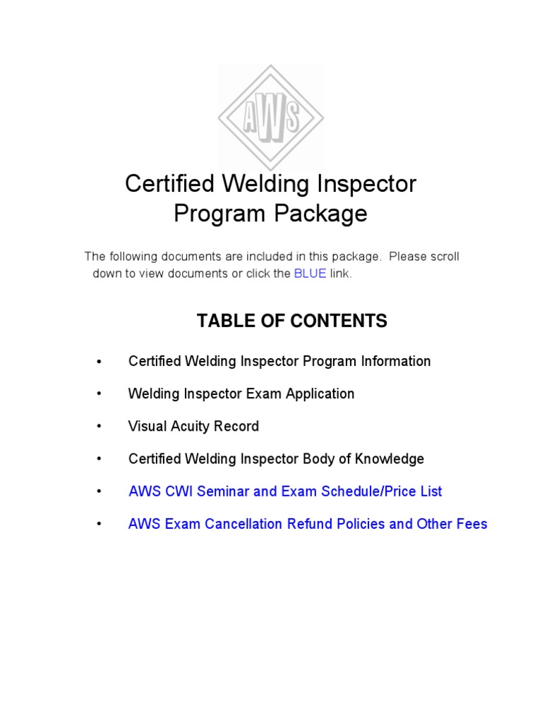 AWS CWI Certification Program Details | PDF | Test (Assessment) | Nature