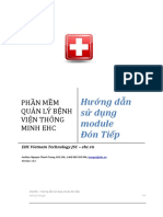 01.ehcHIS - Hướng dẫn sử dụng module Đón Tiếp Bệnh Viện