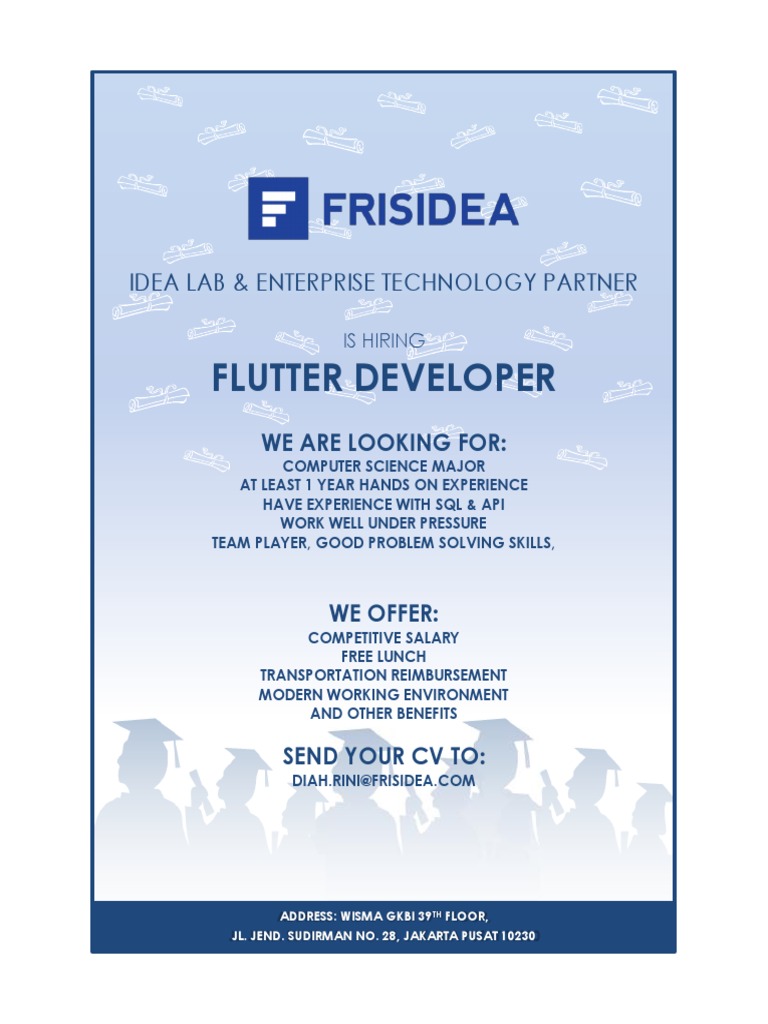 Flutter Developer Position at Frisidea | PDF | Art