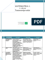 Matematika 1. Tanmenet A 0