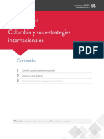 Colombia y sus estrategias internacionales para el comercio exterior