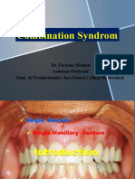 Combination Syndrom: Dr. Farzana Memon Assistant Professor Dept. of Prosthodontics, Isra Dental College Hyderabad