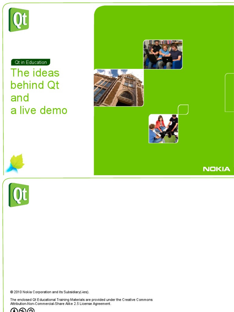 The Ideas Behind QT and A Live Demo | PDF | Software Development | Unix ...