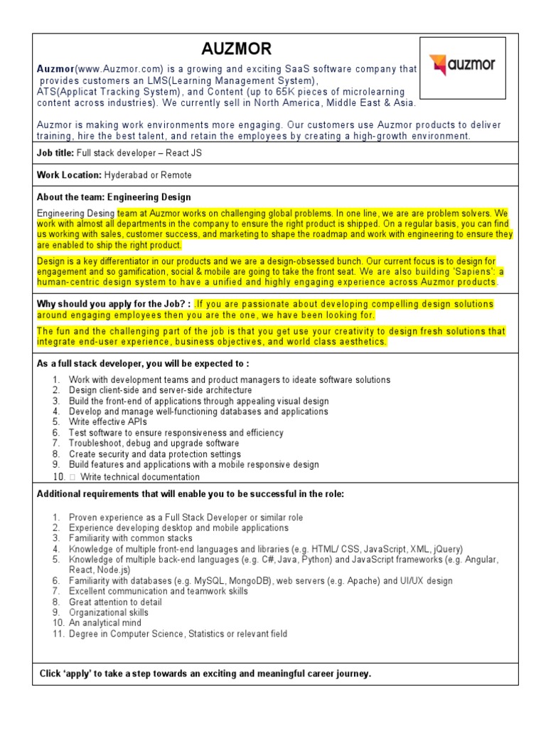 Backend Developer Java Pdf Software Development Computer Science