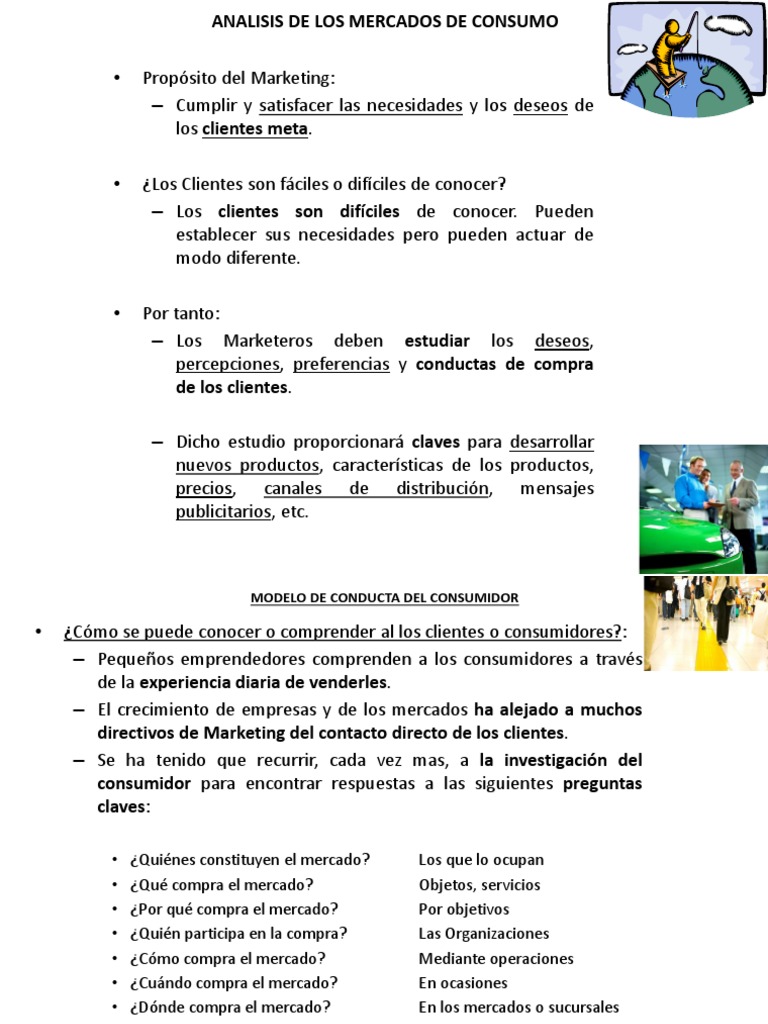 Análisis de la Conducta del Consumidor | PDF | Marketing | Mercado ...