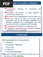 Cryptography (Encryption Techniques) : Terminology