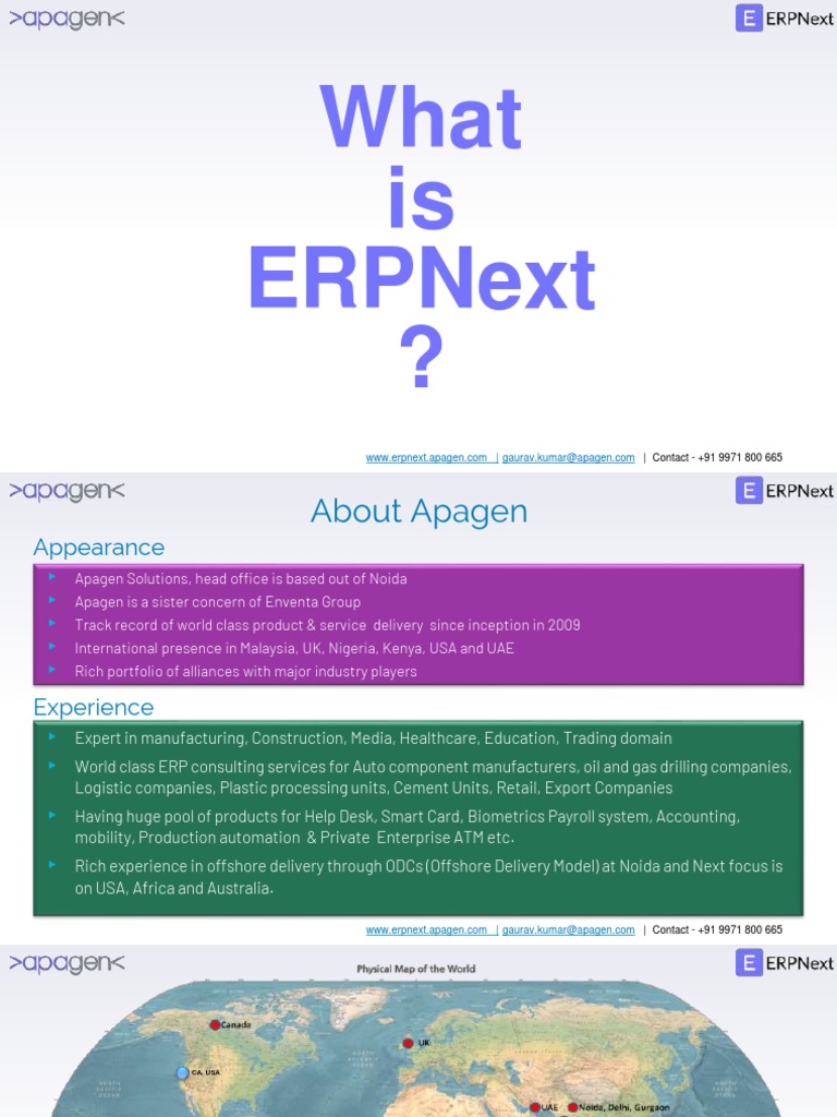 Understanding ERPNext Overview | PDF | Cloud Computing | Customer ...