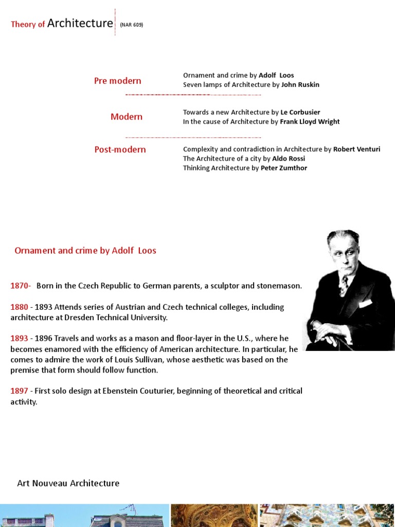 Ornament and Crime PDF Ornament (Art) Aesthetics