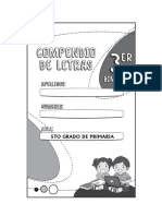 Compendio de Letras Iii Bimestre-5° Grado de Primaria