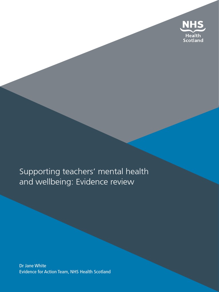 Supporting Teachers Mental Health and Wellbeing English Feb20201 | PDF ...
