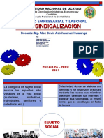 Sindicalización - Derecho Empresarial y Laboral