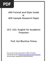 Download APA Formating  Style Presentation by Purdue OWL by lostchyld SN52122090 doc pdf