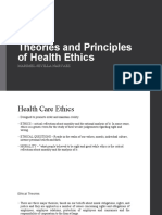 Theories and Priciples of Health Ethics