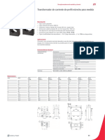 Transformador de Corriente Toroidal