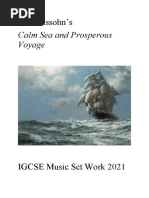 Mendelssohn Calm Sea Prosperous Voyage Analysis