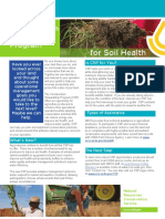 For Soil Health: Conservation Stewardship Program